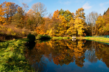Fototapeta na wymiar Herbst Landschaften