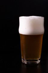 blond beer style beer isolated