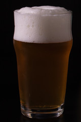 blond beer style beer isolated