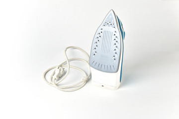 Iron on a white background
