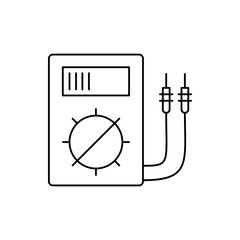 Electrical service car repair icon. Element of automobile icon on white backgrou