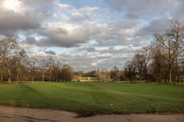 Beautiful landscape in Hyde Park