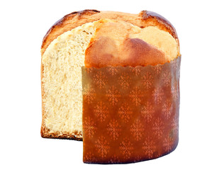 panettone, typical Brazilian sweet bread served as a dessert for Christmas and New Year...