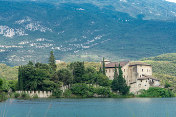 Fototapeta na wymiar Italy , Toblino , Tentino Alto Adige