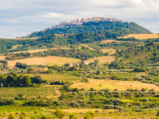 View of Rotondella, Basilicata, southern Italy