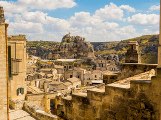 Obraz premium View of Matera, Basilicata, southern Italy