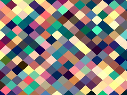 color geometric block pattern background polygonal style ,LED light color dot , line art , paint like illustration background of spiral fractal geometric modern