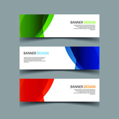 Vector Abstract design banner web template