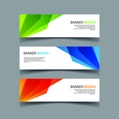 Vector Abstract design banner web template