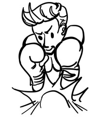 Blocks punches in Boxing