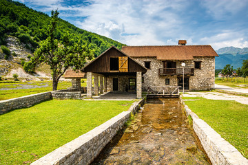 Fototapeta na wymiar Natural springs Ali Pasha Izvori in Montenegro, Europe