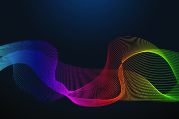 Abstract vector spectrum background