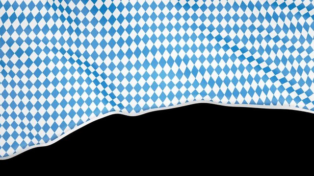 4k Oktoberfest dynamic animated on the wind flag as background