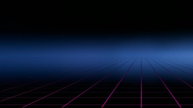 Blue fog scrolling grid background.mov