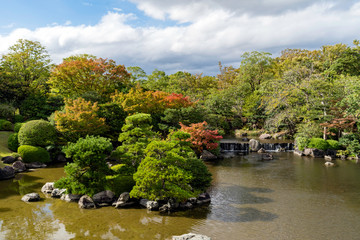 Fototapeta na wymiar 大阪の日本庭園