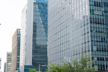 ソウル　ビル群