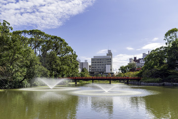 大阪天王寺川底池