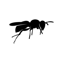 Bee logo design vector. Icon Symbol. Template Illustration