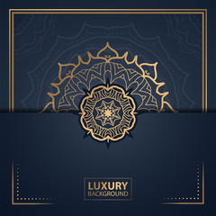 Luxury mandala background for wedding invitation, book cover