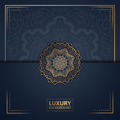 Luxury mandala background for wedding invitation, book cover