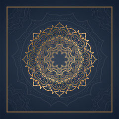 Luxury mandala background for wedding invitation, book cover