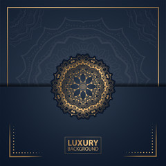 Luxury mandala background for wedding invitation, book cover