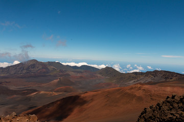 Fototapeta na wymiar Haleakala Volcano Maui Hawaii