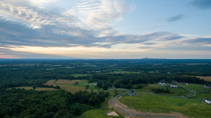 Sunset over Darnestown, Montgomery County, Maryland