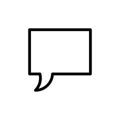 bubble speech icon
