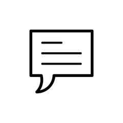 bubble speech icon