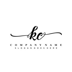 letter KChandwritting logo, handwritten font for business