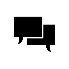 Naklejka premium bubble talk icon