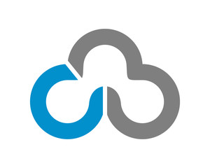cloud cb cm logo icon template
