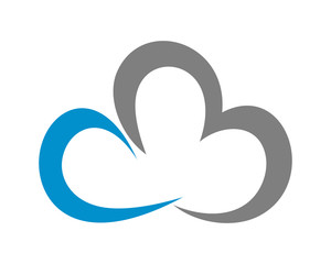 Obraz premium cloud cb cm 1 logo template