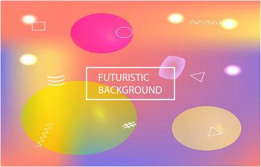 Inspiring colorful modern background.
