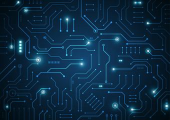 High tech technology geometric