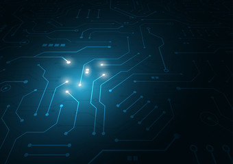 High tech technology geometric