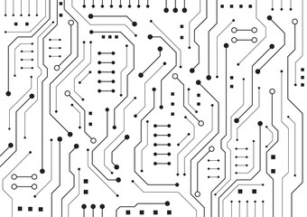 High tech technology geometric