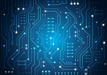 High tech technology geometric