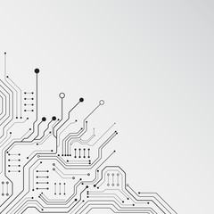 Obraz premium High tech technology geometric