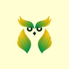 Abstract Owl  Logo Template Design