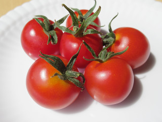 Close up of cherry tomatoes