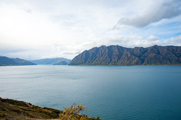 View of Lake Hawea,Makarora,New Zealand