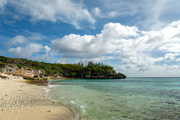 ニューカレドニア ロイヤルティ諸島　マレ島　ペジェビーチ
