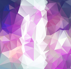 Obraz premium Light purple vector polygon abstract backdrop. Polygonal with gradient. Texture pattern for your backgrounds