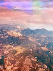 view of grand canyon at sunset