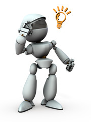 高性能な人工知能を表す3Dイラスト