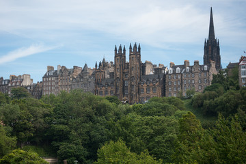Fototapeta na wymiar Old city of Edinburgh, Scotland