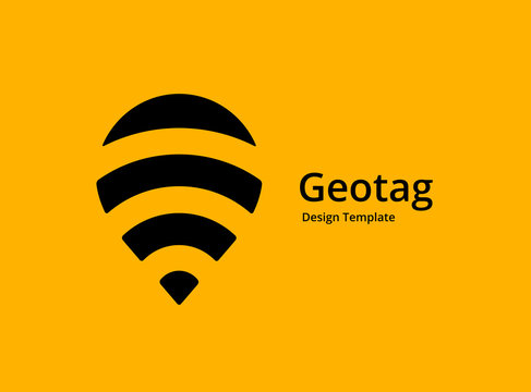 Balloon Geotag Or Location Pin Logo Icon Design
