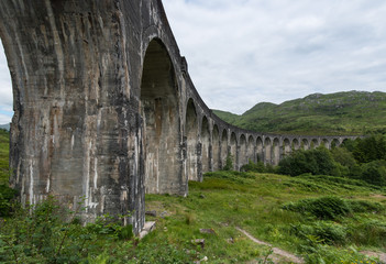 Glenfinnan Viaduct bridge in north-west Scotland